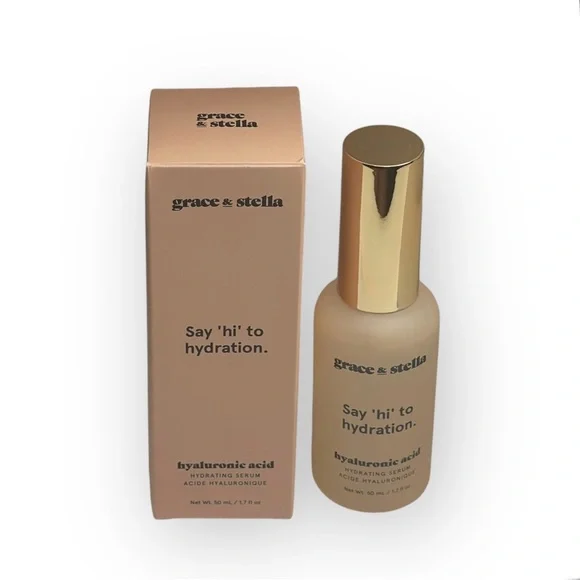 new Grace & Stella ㋛ Hydrating Hyaluronic Acid Serum ㋛ Full Size ㋛ Fresh in Box - Picture 9 of 16